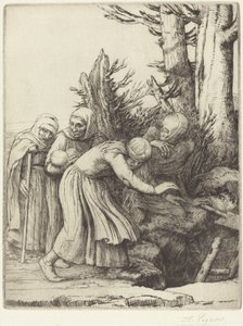 O triunfo da morte: a morte prepara uma morada para os sem-teto Le triomphe.... de Alphonse Legros