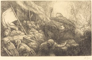 O Triunfo da Morte: Proclamação O Triunfo da Morte: A Proclamação. de Alphonse Legros