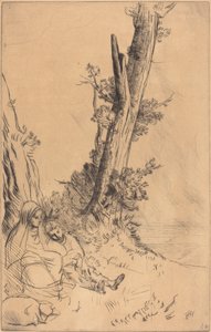 Viajantes Descansando Viajantes Descansando. de Alphonse Legros
