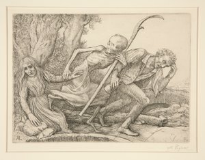 Triumph of Death: Death Leading L de Alphonse Legros