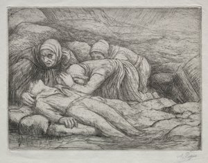 Triunfo da Morte: Morte em uma Família de Marinheiros de Alphonse Legros
