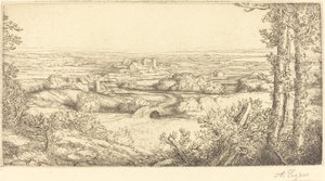 Vale na Borgonha de Alphonse Legros