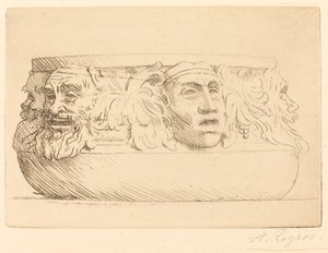 Vaso com Grotescos de Alphonse Legros