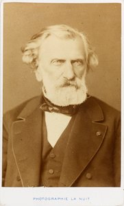 Retrato do compositor Ambroise Thomas 1811-1896.