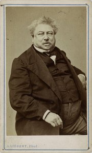 O autor Alexandre Dumas pai 1802-1870, 1870.