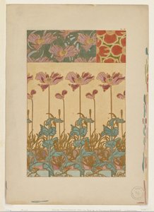 Documentos Decorativos: Papoilas Orientais de Alphonse Mucha