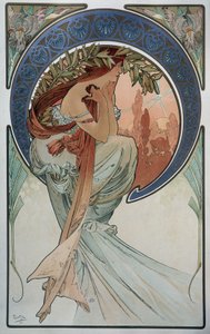 Poesia - por Mucha de Alphonse Mucha