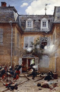 Um ataque surpresa, Metz, 1884 de Alphonse Marie de Neuville