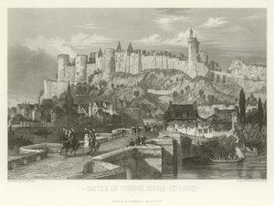Castelo de Chinon, Indre-et-Loire de Alphonse Marie de Neuville