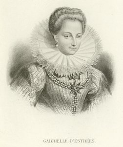 Gabrielle d&39;Estrees de Alphonse Marie de Neuville