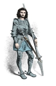 Retrato de Gaston de Foix (Gravura) de Alphonse Marie de Neuville