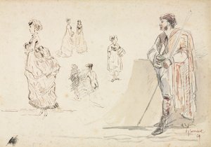 Esboços de figuras, 1869. de Alphonse Marie de Neuville