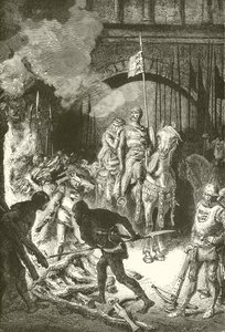 O Cid ordenando a execução de Ahmed de Alphonse Marie de Neuville