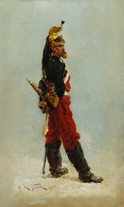 Um dragão, 1875 de Alphonse Marie de Neuville