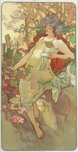 cair de Alphonse Mucha