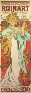 Champagne Ruinart Père et Fils de Alphonse Mucha
