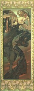 A estrela da noite de Alphonse Mucha