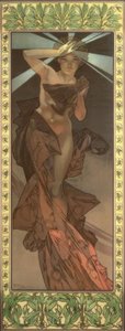 A estrela da manhã de Alphonse Mucha