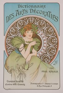 Dicionário de Artes Decorativas, 1902. de Alphonse Mucha