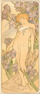 A íris de Alphonse Mucha