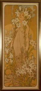 O lírio de Alphonse Mucha
