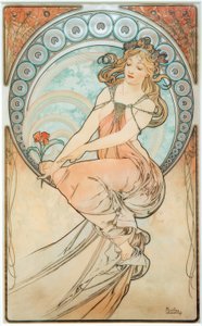 A pintura de Alphonse Mucha