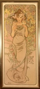 A rosa de Alphonse Mucha