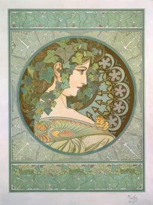 hera de Alphonse Mucha