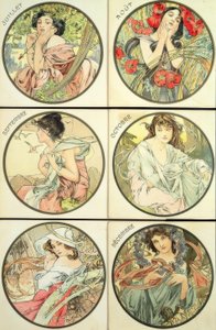 Julho - agosto - setembro - outubro - novembro - dezembro de Alphonse Mucha