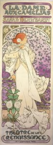 La Dame aux Camelias - Teatro Renascentista de Alphonse Mucha