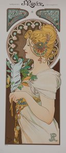 The Pen, 1899. de Alphonse Mucha