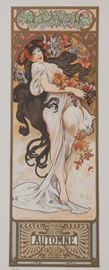 As estações. Outono de 1897. de Alphonse Mucha