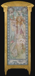 Maude Adams como Joana d&39;Arc, 1909 de Alphonse Mucha