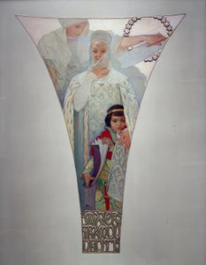 Sabedoria Materna - Eliska Premyslovna de Alphonse Mucha