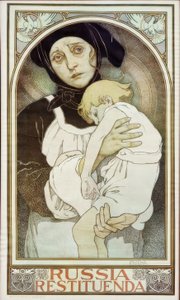 restaurando a Rússia de Alphonse Mucha