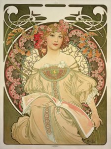 passear de Alphonse Mucha