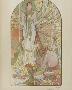 Salammbô de Alphonse Mucha
