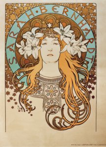 Sarah Bernhardt de Alphonse Mucha