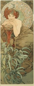 Esmeralda de Alphonse Mucha