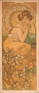 Topázio Da série As jóias de Alphonse Mucha