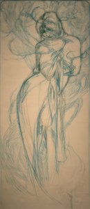 Inverno de Alphonse Mucha