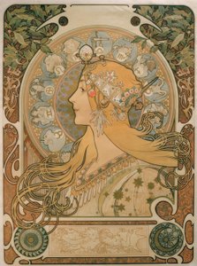 zodíaco de Alphonse Mucha