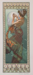 Estrela polar A estrela norte, 1902. de Alphonse Mucha