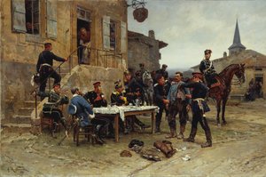 O Despachante, 1880. de Alphonse de Neuville