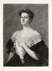 Retrato de uma Mulher de Alsace Henry Wolf