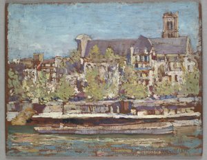 Saint Gervais, Paris (óleo a bordo)