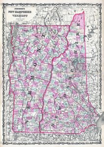 New Hampshire e Vermont de Johnson