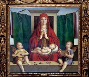 Virgem com criança e anjos (Pintura