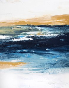 Azul Profundo do Oceano Dourado de Alyson Storms