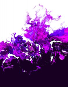 Abstrato Dinâmico em Roxo de Alyson Storms